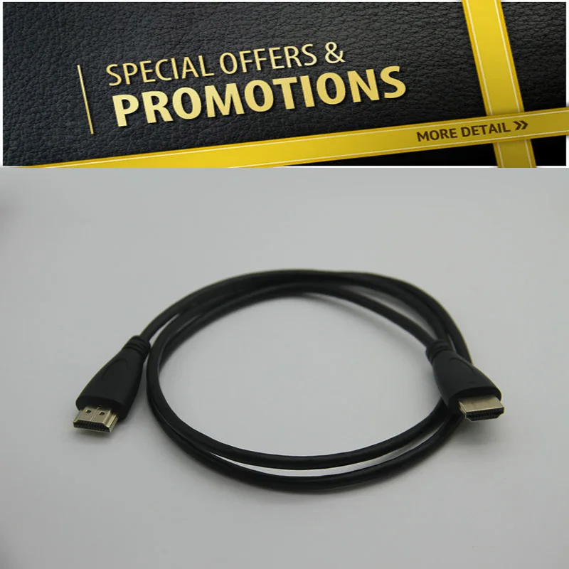 ГОРЯЧИЕ новости дешевый HDMI кабель поддержка 1080 P различной длины 1 м 2 3 5 10 Высокая