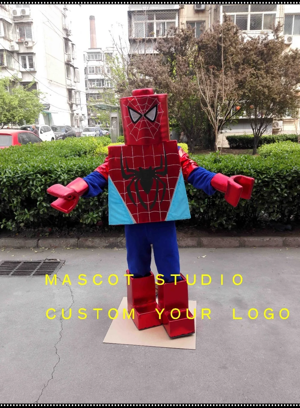Костюм талисман lego man hero индивидуальный маскарадный костюм аниме косплей