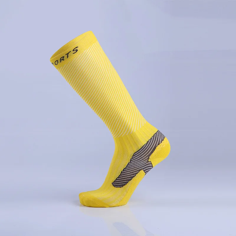 Professional Compression Soccer Socks Long Stocking Knee High Breathable Quick Dry Running Volleyball Basketball Men Women | Спорт и