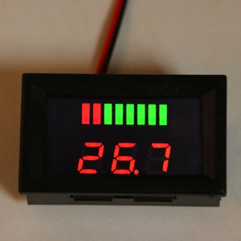 DC 12V 72V свинцово кислотный цифровой индикатор емкости батареи тестер заряда
