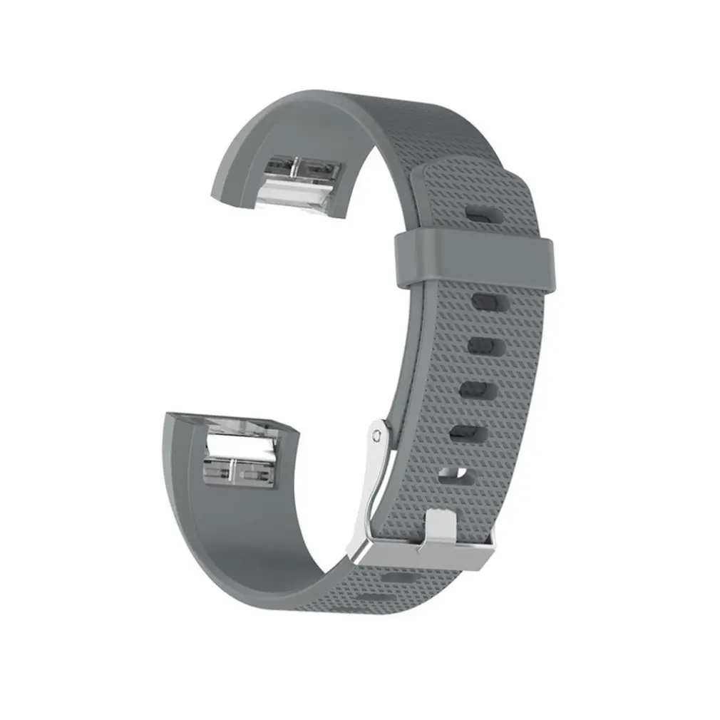 Новый Силиконовый ремешок для фитнес браслета Fitbit charge 2 Сменный из Твила смарт