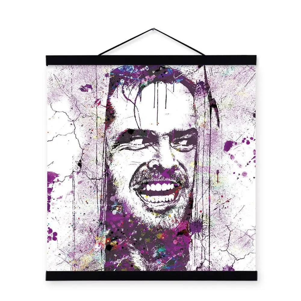 Original watercolor Kubrick Shining Horror Movie Poster Painting Heart Creative Home Decoration Core | Дом и сад