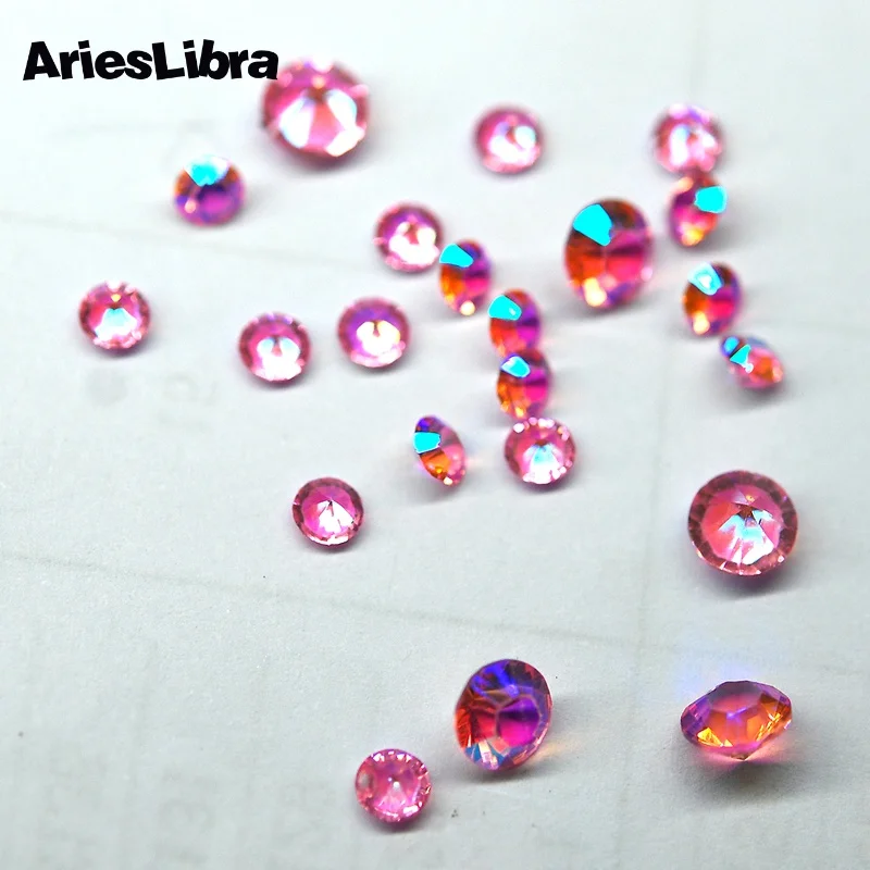 AriesLibra AB Красочные конусные формы украшения для ногтей Дизайн ногтей Стразы Аксессуары для маникюра Инструменты для дизайна ногтей