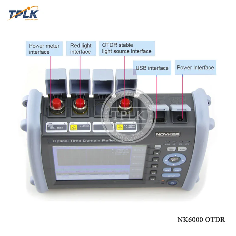 Лучшая цена OTDR NK6000 SM 1310/1550nm 35/33dB высококачественный детектор дефектов