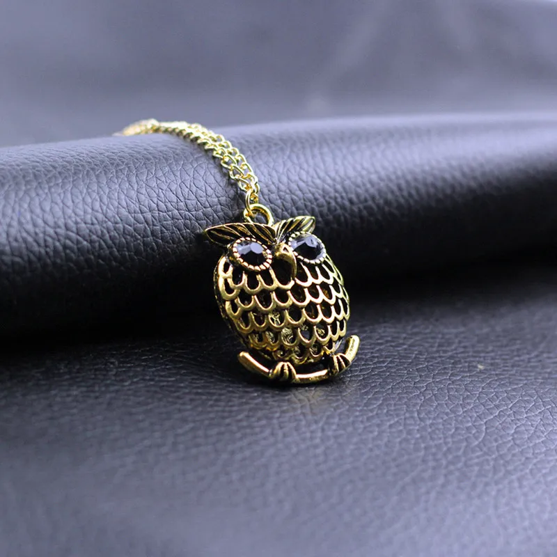 Женское длинное ожерелье с кулоном в виде совы | Украшения и аксессуары