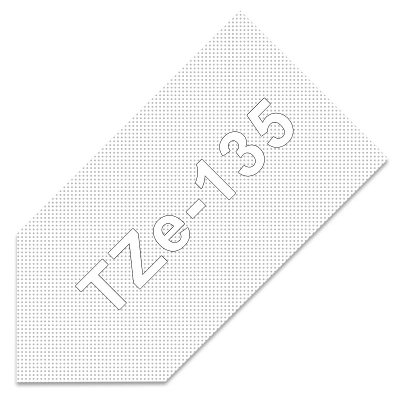 white on clear TZe-231 ленты для этикеток для Brother P-touch 12 мм лента 1 шт. TZe 231 черная на белом tze Лента совместима с Brother PTH100 PTD210 - Цвет: white on clear