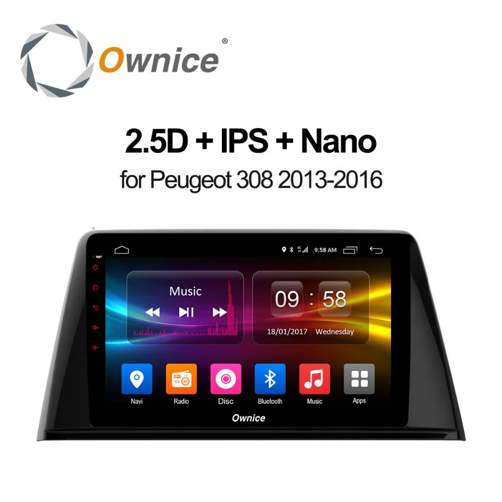 IPS Android 8 1 для Peugeot 308 2013 2014 2015 2016 2 Гб ОЗУ 4G SIM автомобильный DVD плеер GPS карта DVR TPMS