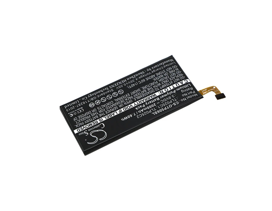 Cameron Sino 2000mAh аккумулятор TLP025C1 TLP025C2 для Alcatel One Touch Fierce 4 OT-50560 OT-5056D OT-5056N OT-5056O OT-5056W |