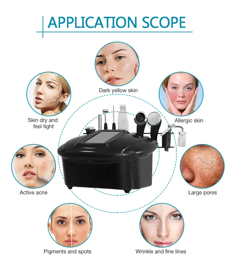 Newest Aquaskin black comprehensive combine skin care oxygen machine | Красота и здоровье