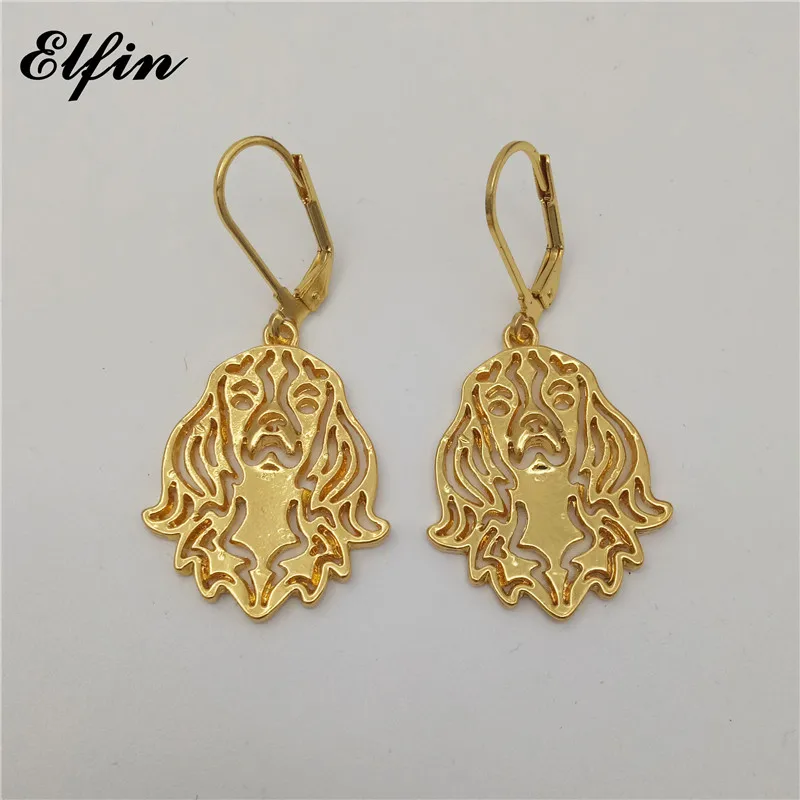 Elfin оптовая продажа новые модные серьги капельки король Чарльз ювелирные изделия