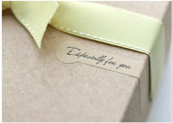 

5400 pcs 300 sheet Gift Bag Sealing Label/ Kraft Paper Labels Envelope Stickers Especially For You Seal Sticker
