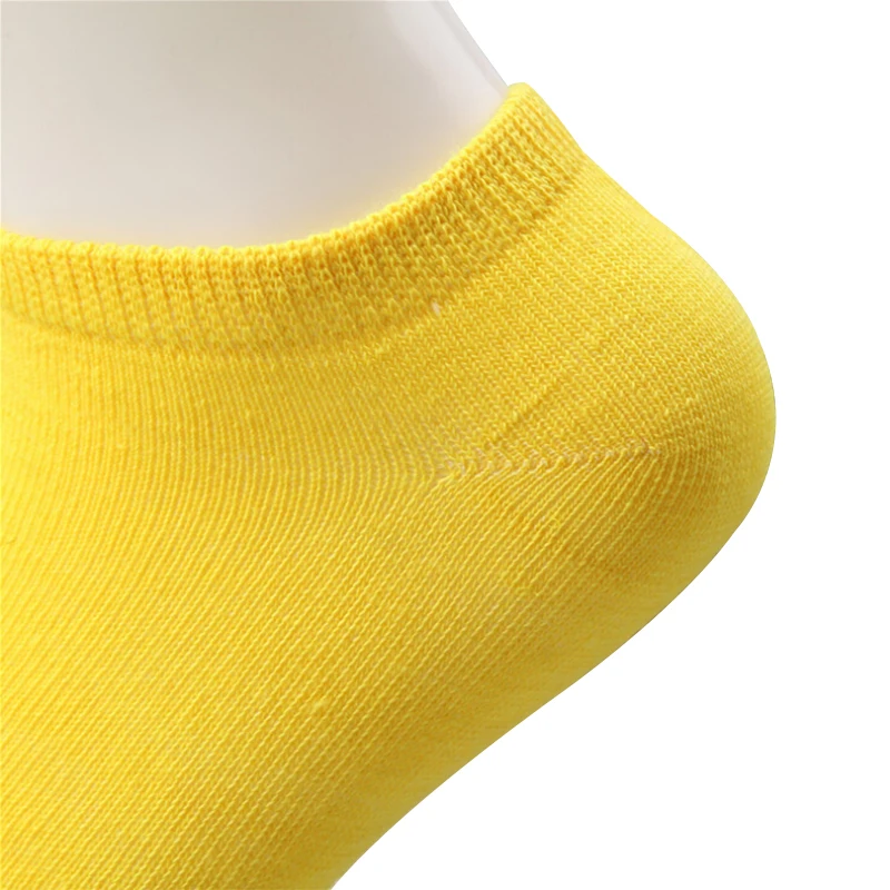 Женские носки S04 хлопок милые одноцветные яркие цвета летние тонкие 20 шт./набор|sock