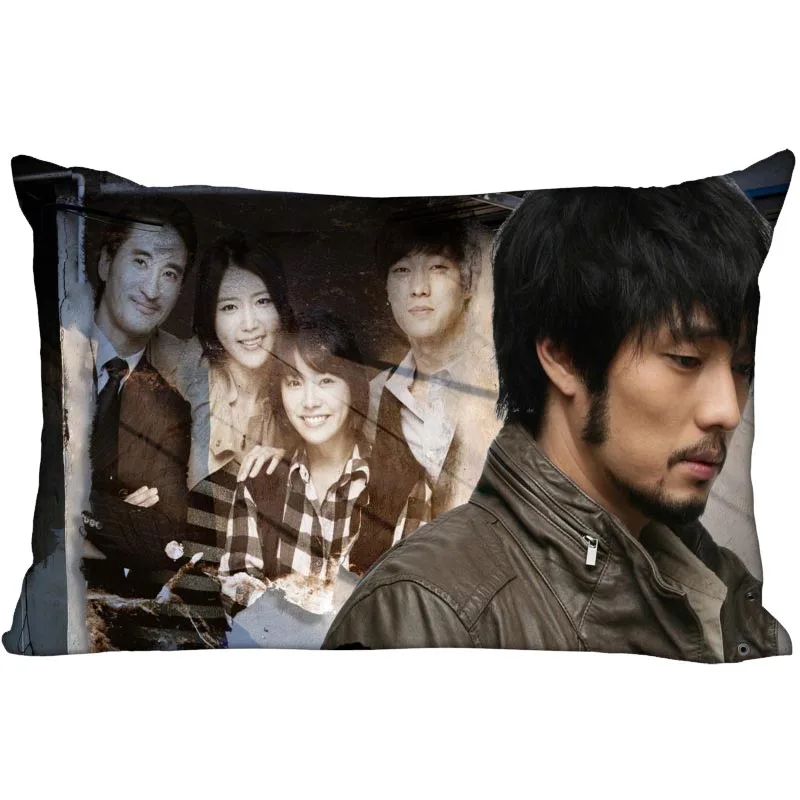 Популярные наволочки KPOP So Ji Sub с двухсторонним принтом сатиновые Наволочки на