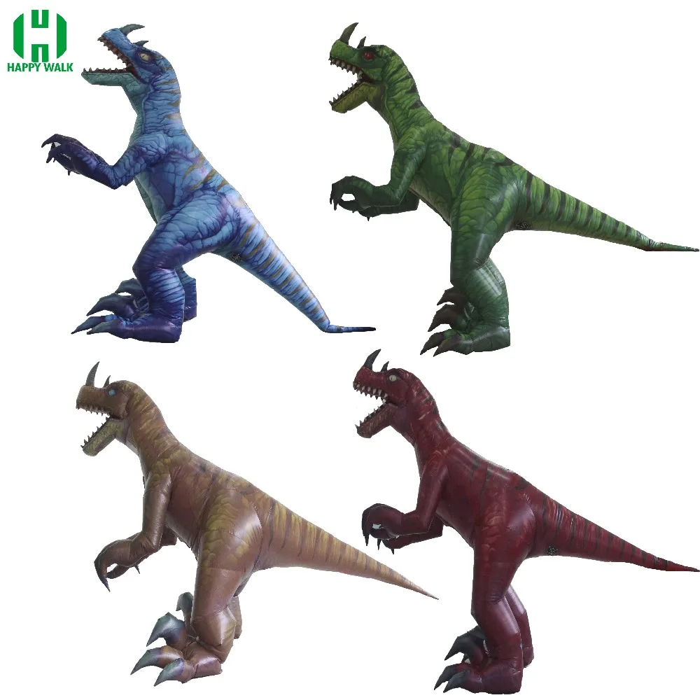 T REX Костюм надувной динозавр костюм для Хэллоуина Мультфильм Косплей Карнавал