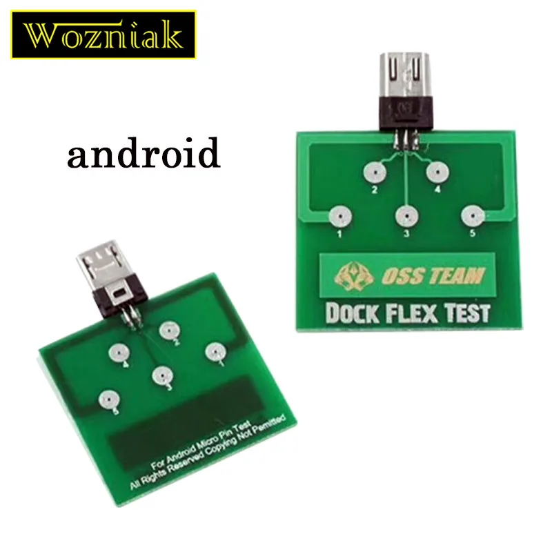 Гибкий тестер для зарядной док станции ремонтная печатная плата Micro USB iPhone и Andorid