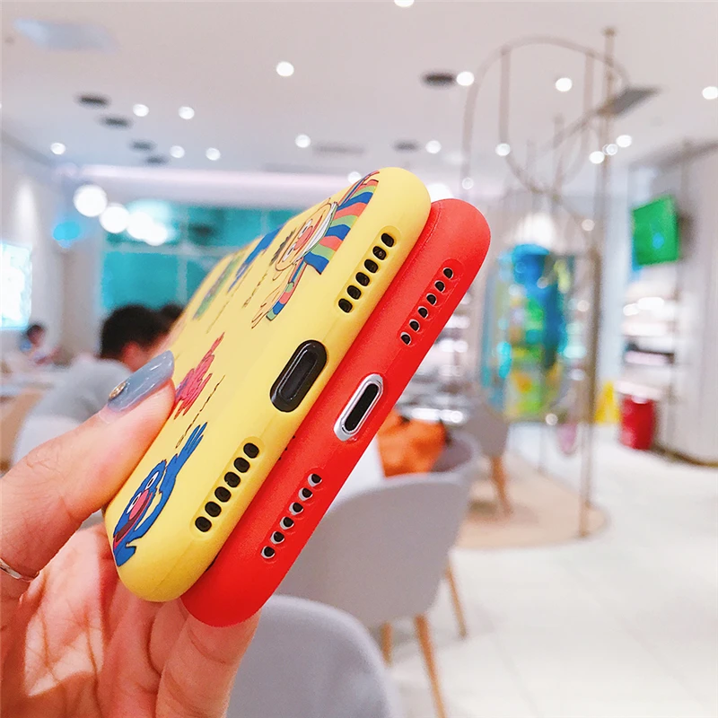 WTSZKL мультяшный автобус Улица Сезам шаблон телефон чехол для iPhone 6 S 7 8 Plus X XS MAX XR