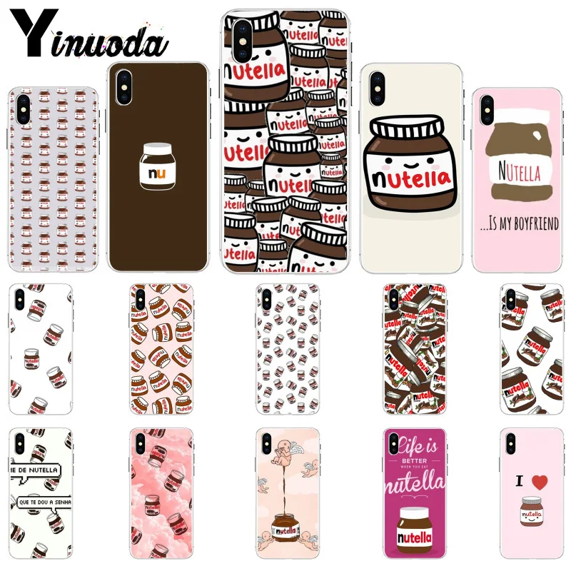 11pro MAX I Love Kawaii nutella мягкий чехол для телефона из ТПУ iPhone 6S 6plus 7 7plus 8 8Plus X Xs 5 5S XR |