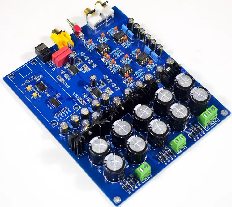 AK4396VF decoder board AK4113 luxury dual chip JRC5532 NE5534 DAC support fiber coaxial USB input | Электроника
