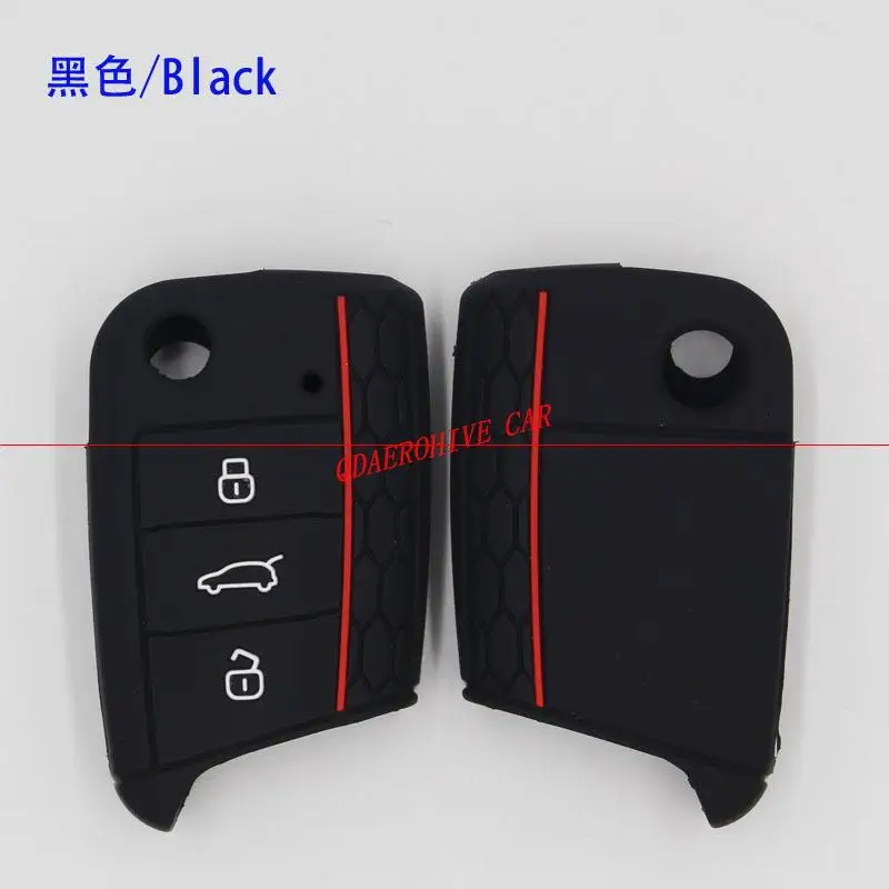QDAEROHIVE силиконовый чехол для ключей VW Polo Golf 7 Tiguan Skoda Octavia Kodiaq Karoq SEAT Ateca Leon Ibiza 2015
