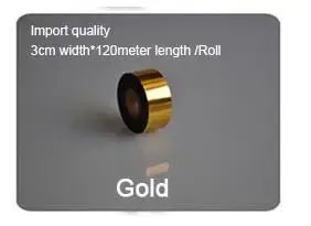 Gold DIY переводная горячая штамповка бумага высокого качества горячая распродажа Горячая фольга штамповка красочная Тепловая штамповка фольга пленка - Цвет: Gold