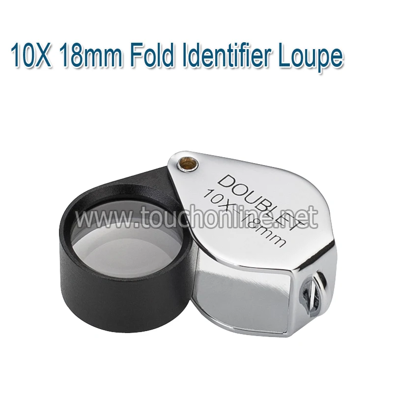 

10X 18mm Fold Identifier Loupe Jewelry Magnifying glass TT-7005B