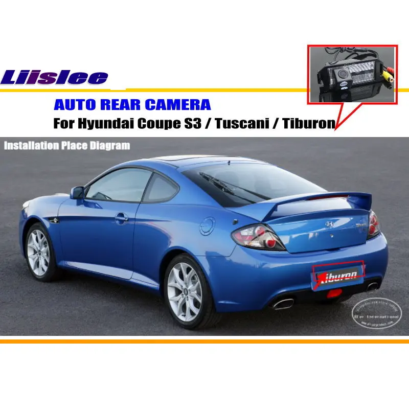 Задний вид автомобиля Камера для Hyundai Tiburon Coupe SIII Tuscani 20002 2003 2004 2005 2006 2007 2008