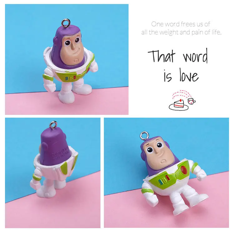 Горячая История игрушек 4 1 шт. фигурная игрушка брелок Forky Alien Buzz Lightyear для автомобильного ключа сумка кольцо для ключей из ПВХ кукла-подвеска для подарков