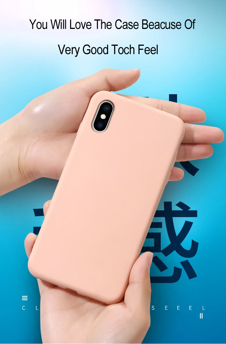 Официальный мягкий чехол для iPhone 7, 8 Plus, чехол для Apple iPhone X, XS Max, XR, 6, 6 S, 11Pro, чехол