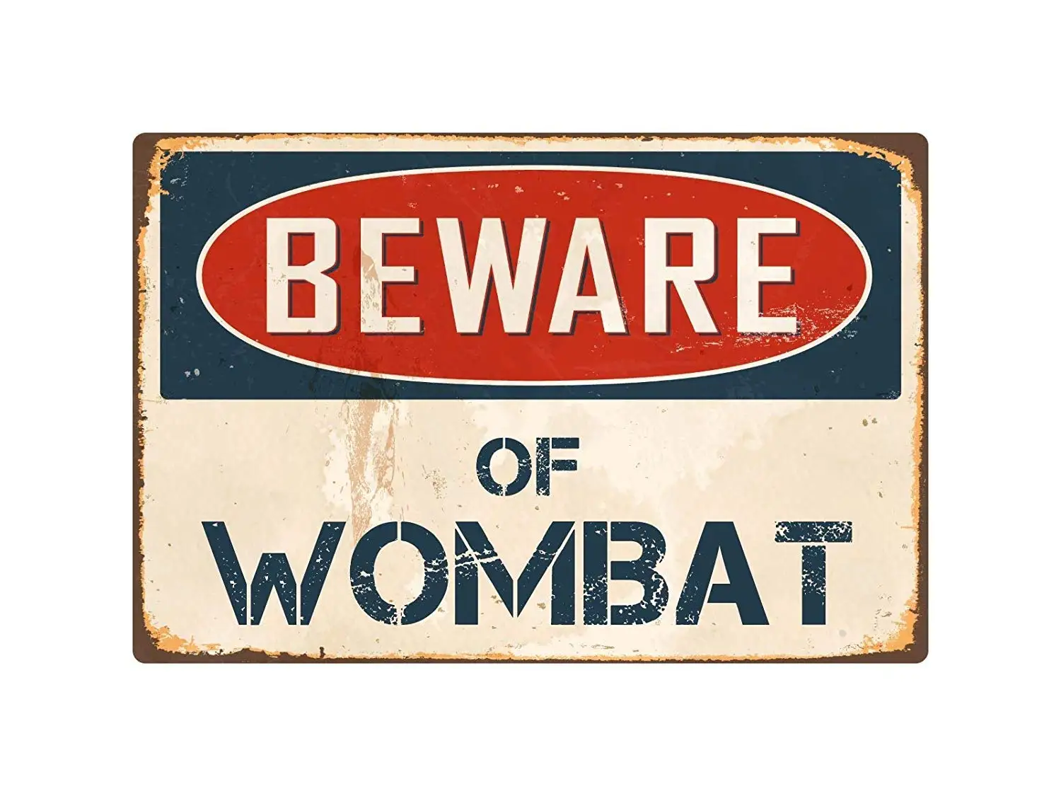 Для Cortan360 Beware of Wombat 8 &quotx 5&quot Винтажный знак Ретро VS448 виниловая ретро Наклейка