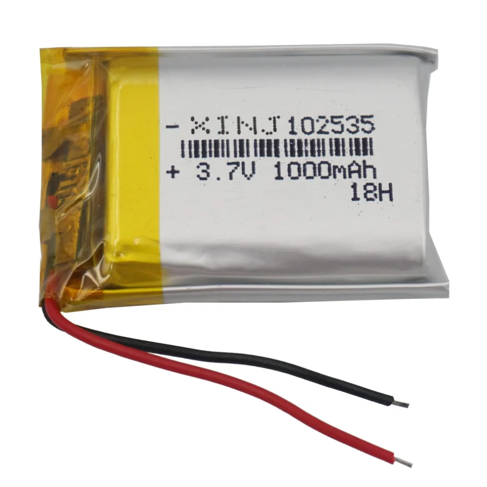 XINJ 3 7 V 1000 mAh литий полимерная перезаряжаемая LiPo батарея ионный для gps электронная