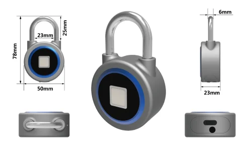 Bluetooth без ключа пальцев замок Bluetooth отпечатков пальцев замок для двери и велосипед