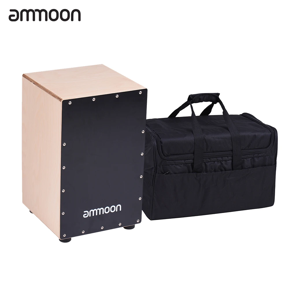 Деревянный барабан ammoon Cajon Box ручной инструмент из березового дерева с