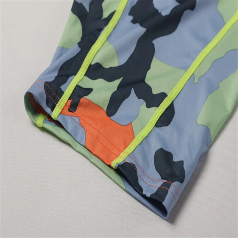 Летние шорты для бега Camouflag короткие штаны тренажерного зала быстросохнущие