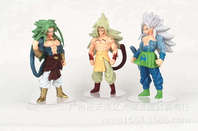 10-12cm 6pcs/set Anime Cartoon Dragon Ball Z PVC Action Figure Goku Son Toys | Игрушки и хобби