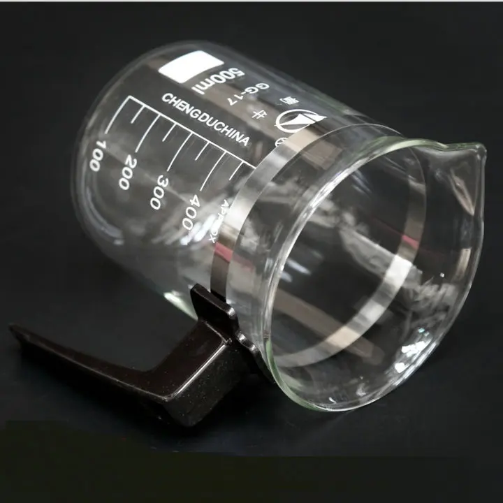 Стеклянный стакан с пластиковой ручкой 1 шт./лот 500/800/1000 мл|beaker with handle|glass beakerlaboratory