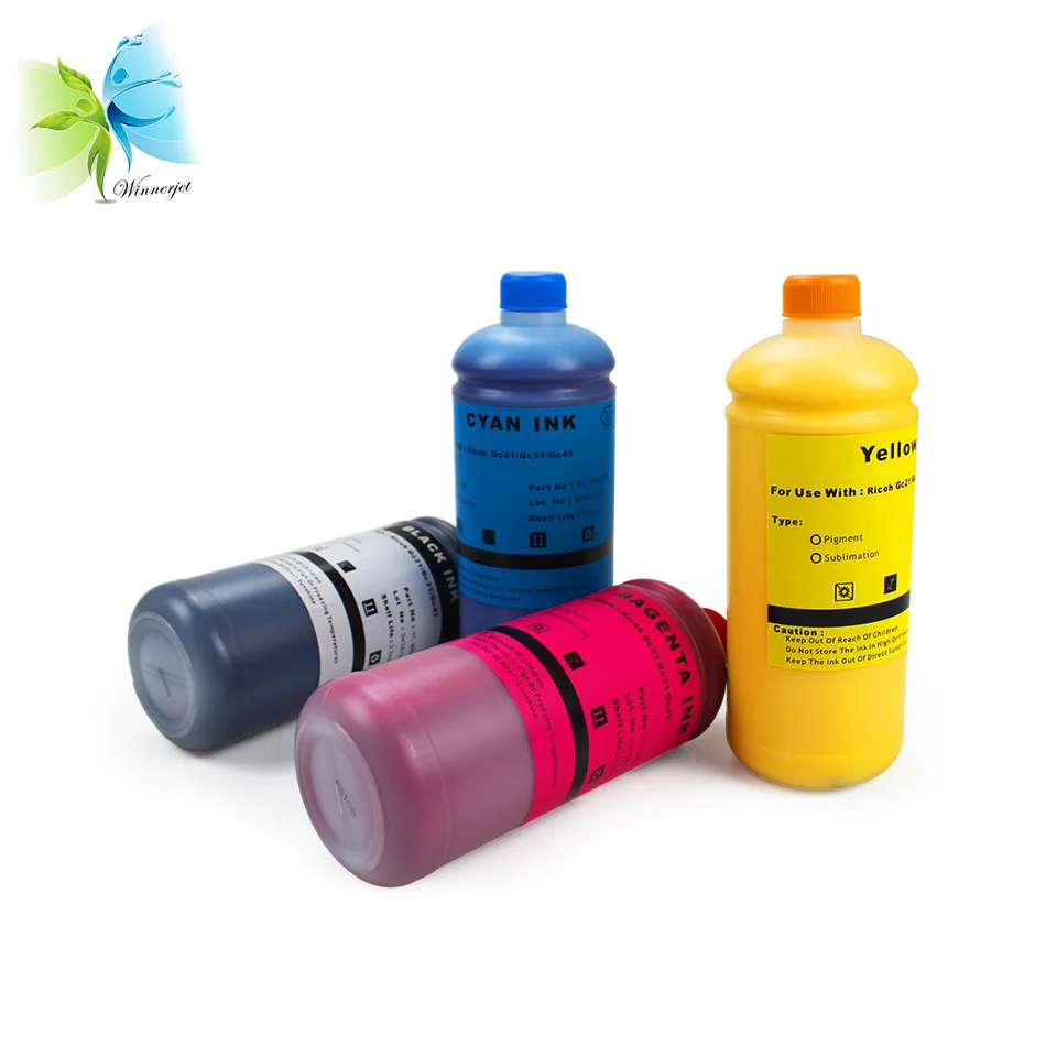 Пигментные чернила Winnerjet 500 мл для Ricoh Aficio GX 7000 3000SF 3000 5050N 3050N 3000S 2500 3050SFN 5050 GC21 |