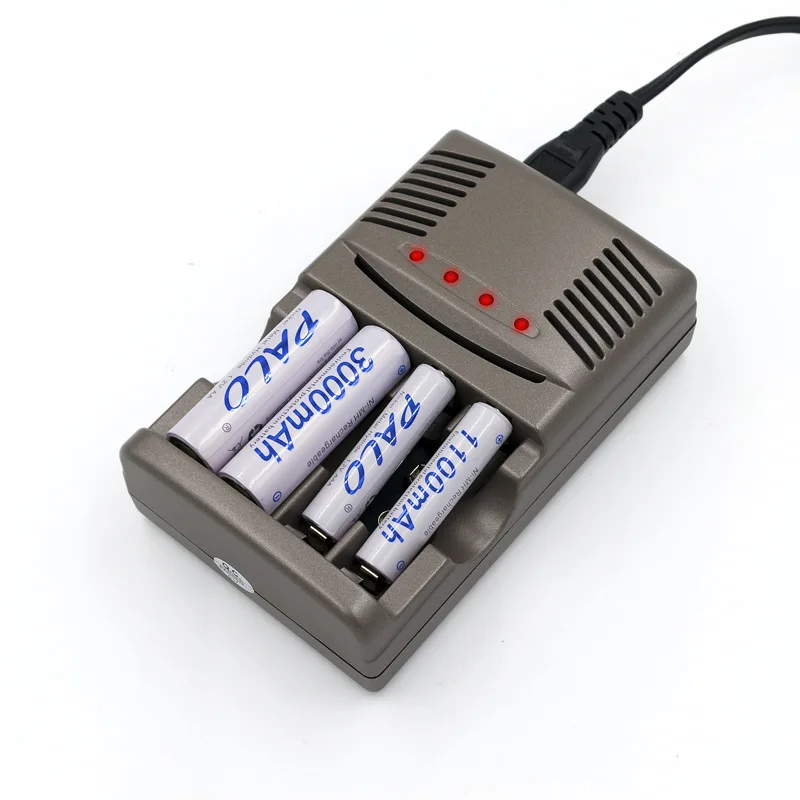 Умное зарядное устройство GTF LED для никель металлогидридных аккумуляторов AA AAA Ni MH