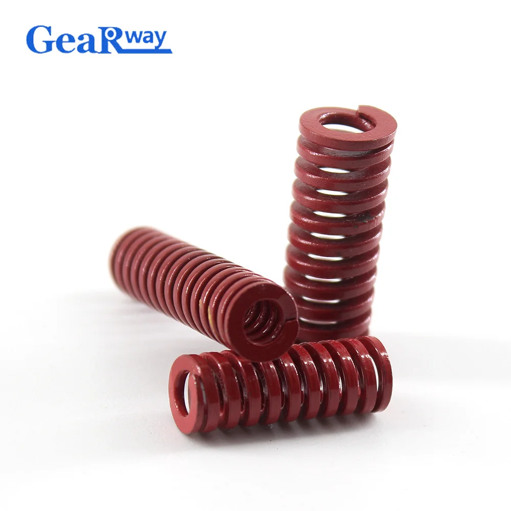 Gearway 4 шт. красная компрессионная пружина Средняя загрузка пресс форма сжатия