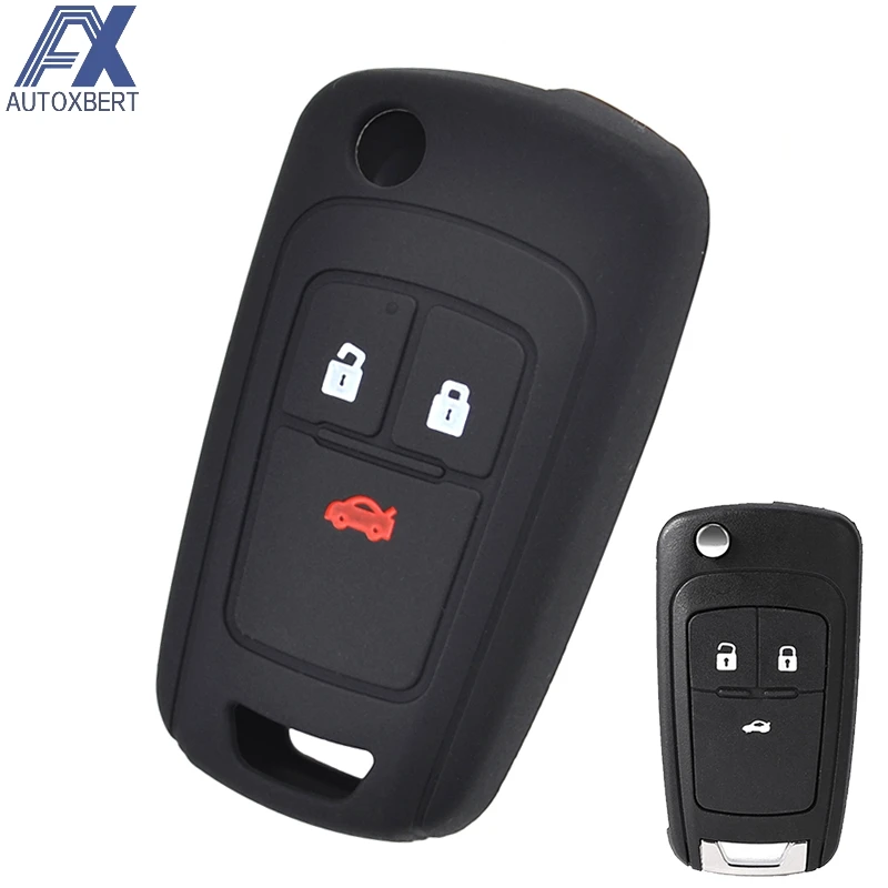 Силиконовый чехол AX для Vauxhall/Opel Astra Insignia Каскад Holden Barina Cruze Trax 3 кнопки|car key case cover|fob