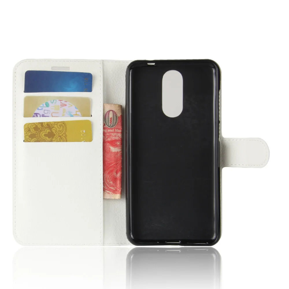 OUZIFISH Fundas для Cubot R9 Чехол Флип Бумажник кожаный черный чехол R 9 телефонный с