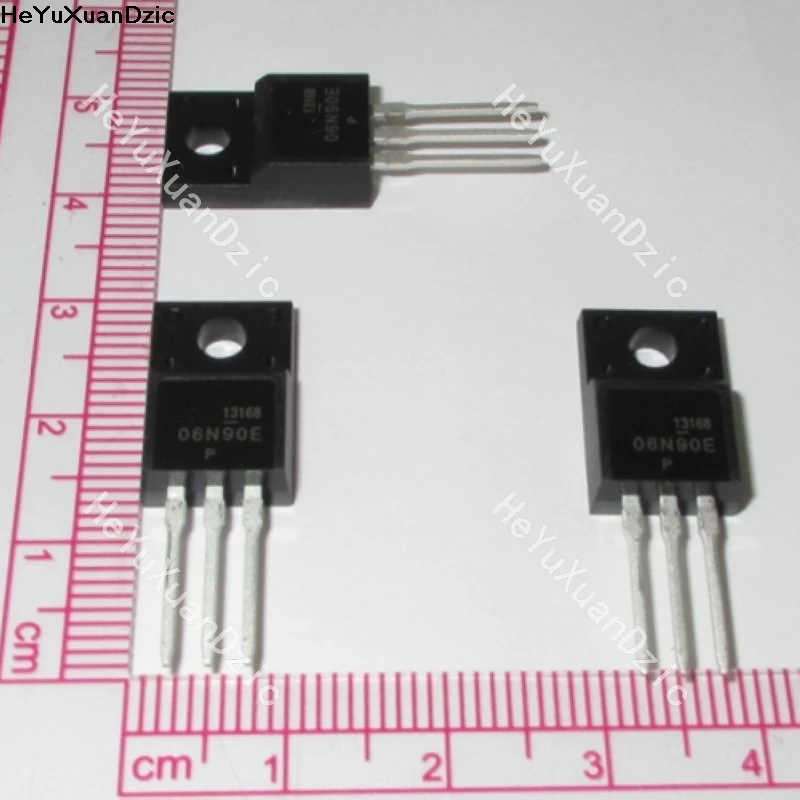 10Pcs/ lot FMV06N90E 06N90E TO-220F N-Channel Field Effect MOS 900V 6A New Original Product