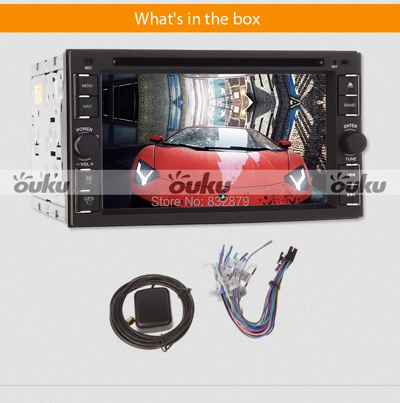 Бесплатный Камера Заднего Вида 2 Два Дин Автомобильный DVD GPS автомобиля Радио