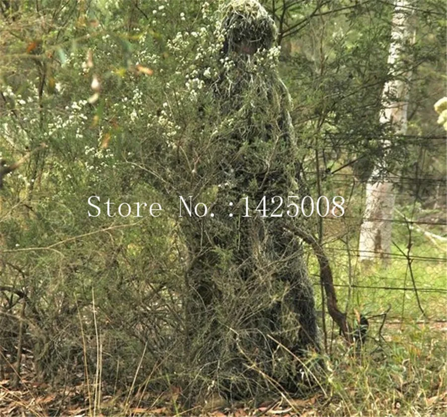 3D травяной лес Ghillie более толстый и тяжелый тактический охотничий костюм из