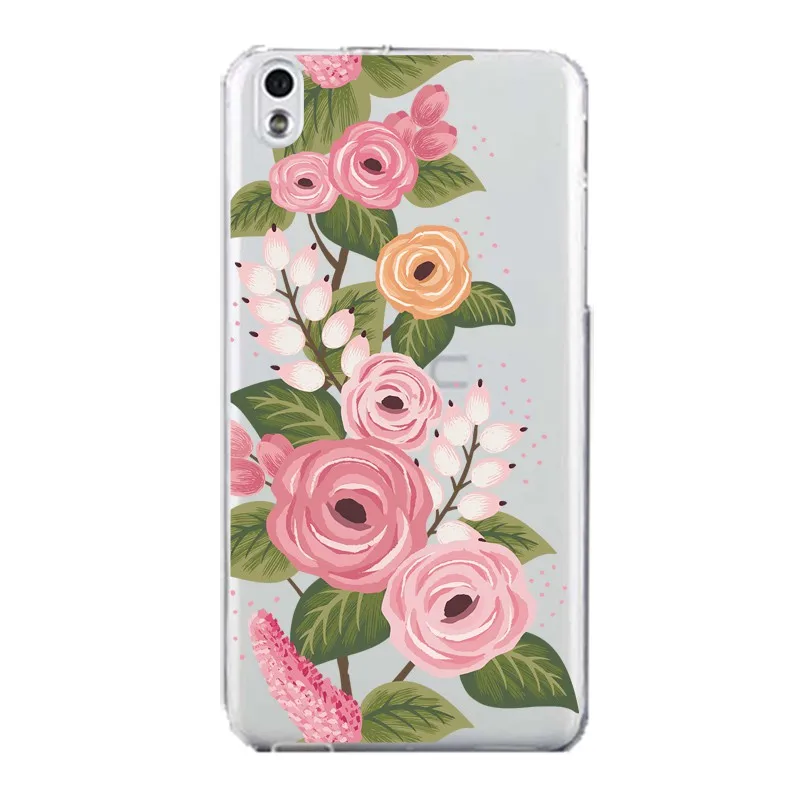 Horse Soft Clear TPU Phone Case For HTC D820 M8 M9 A9 Leaf Flora Printed Luxury Flower Dog Transparent Cute Cover Free Shipping | Мобильные