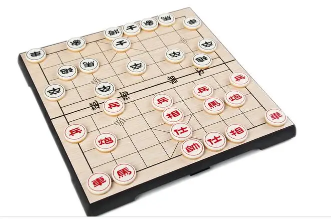 25*25*2 cm Portable Chinese Chess Set Magnetic Foldable Board Game Xiangqi Travel for Entertainment family game | Спорт и