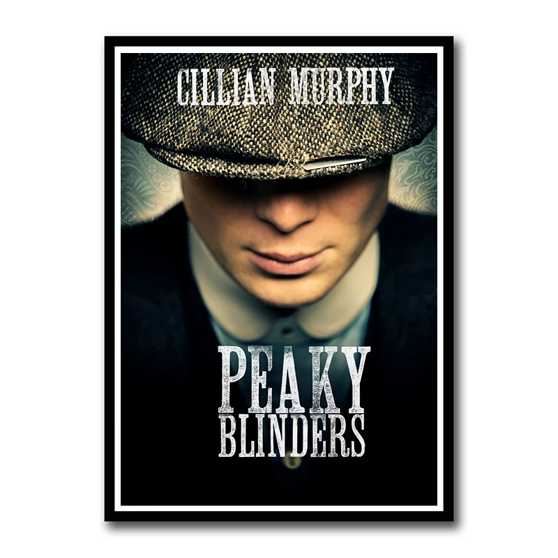 Movie TV Peaky Blinders White Coated Paper Posters Wall Decor Painting for Living Room Home Decoration Frameless