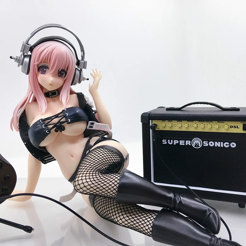 

Очень звуковой купальник pretty Sonico из ПВХ, японское аниме, сексуальная девушка с фигуркой, Коллекционная модель игрушки