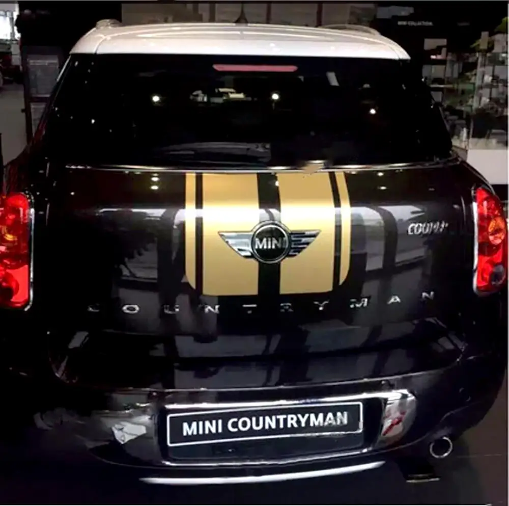 Декоративная наклейка на капот автомобиля и багажник двери багажа для 2014 Mini Cooper