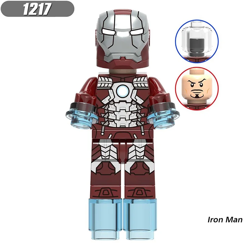 Legoed Мстители 4 EndGame строительные блоки Супер Герои Железный человек война машина