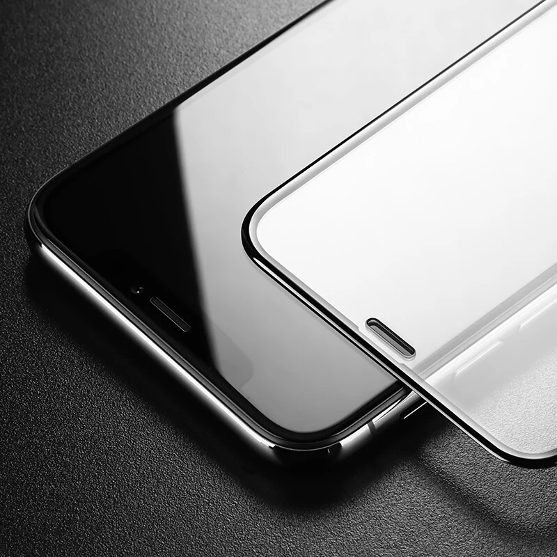 Закаленное стекло TOMKAS 5D с закругленными краями для iPhone X 10 7, защитные пленки для iPhone X 7, 6, 6 S, 8 Plus, 6 S, защитная стеклянная пленка